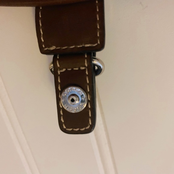 Coach Soft Brown Leather Wristlet - Picture 5 of 5